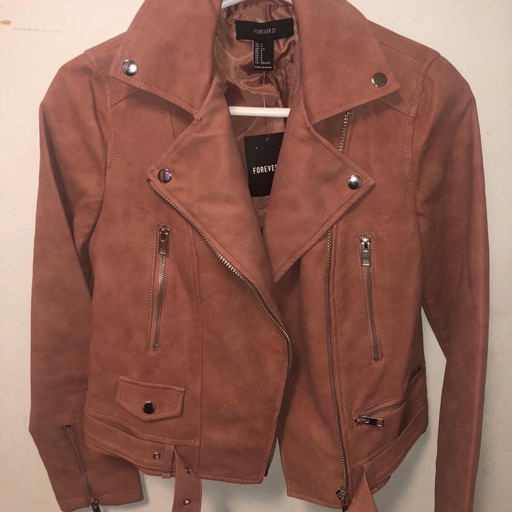 NWT F21 Suede Jacket